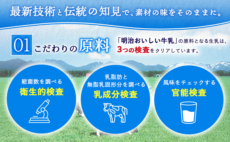 《配送地域限定》【定期便6回】明治おいしい牛乳 900ml【3本】【73005501】