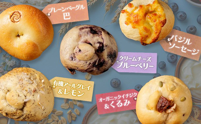 【定期便：全3回】トモヱベーグル ギフトセット「北の麦輪（むぎわ）10個セット」【33000701】