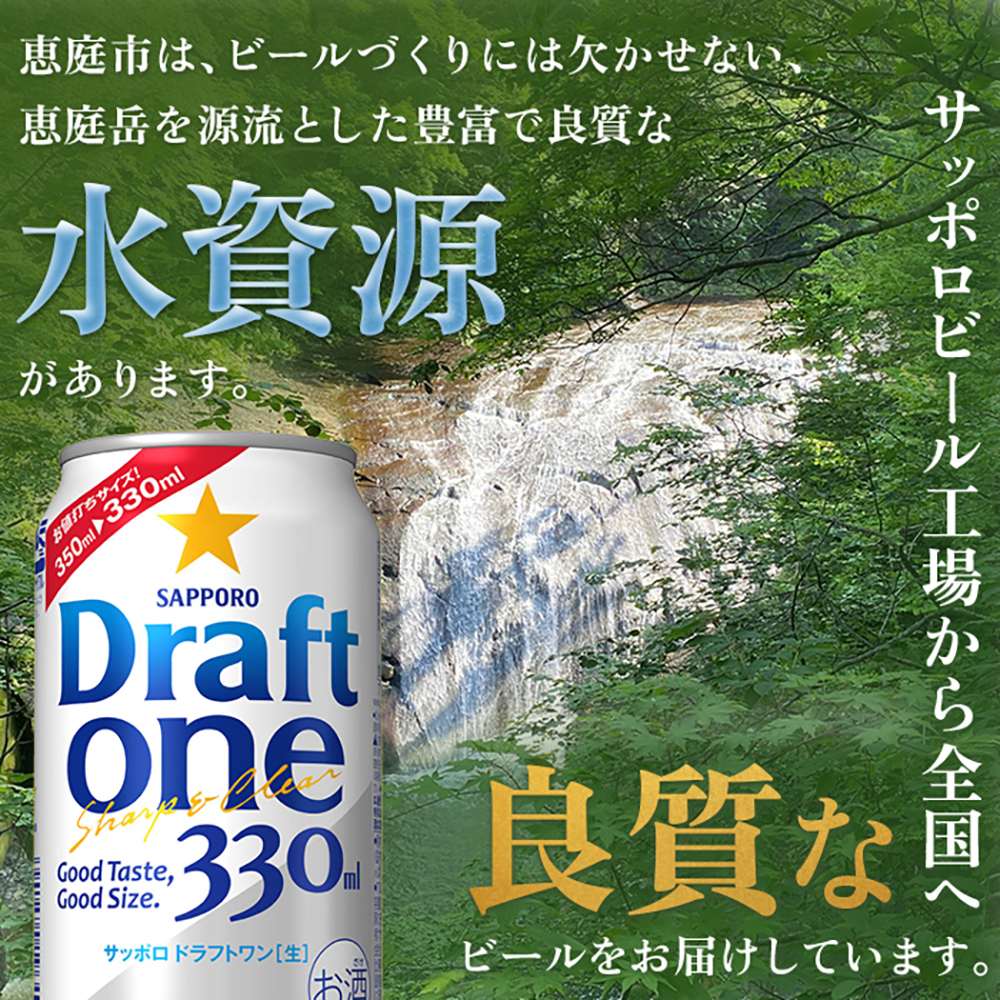 『定期便：全5回』 ドラフトワン330ml×24本【300090261905】