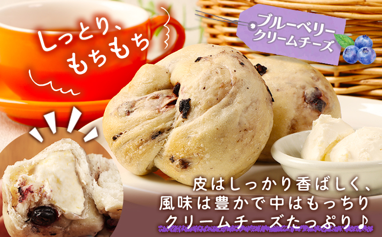 トモヱベーグル「クリームチーズブルーベリー」10個セット【33003101】