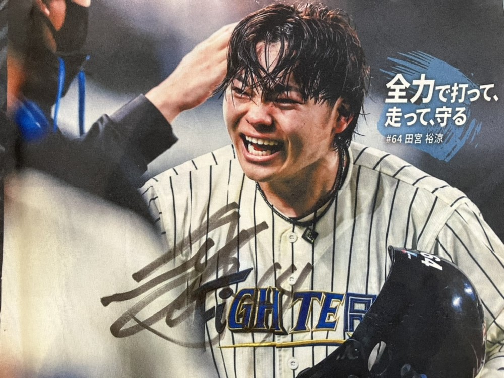 【田宮裕涼 #64】「2024#勝とうぜ」のぼり【選手直筆サイン入り】