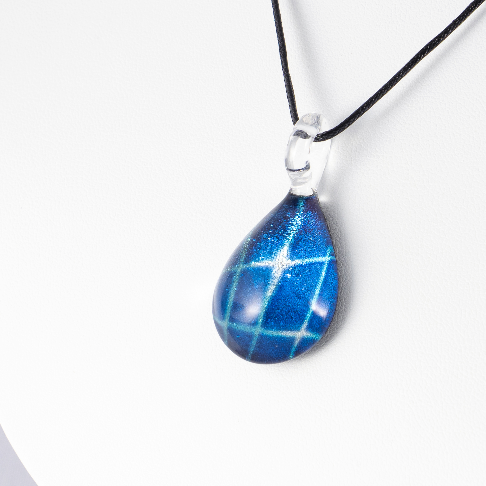 【NORTH ONE GLASS JEWELRY】BLUE GLASS WALL　ガラスアクセサリー プレゼント