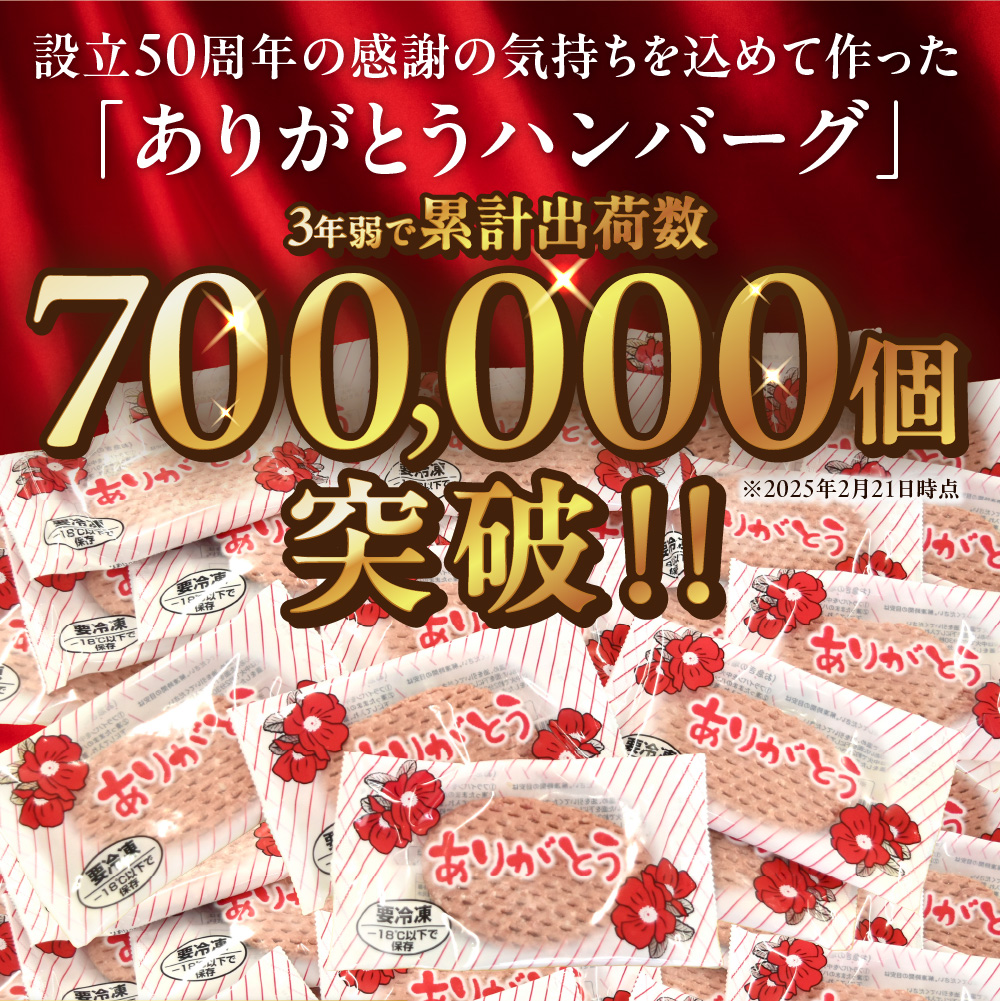 北海道産ありがとうハンバーグプチセット（ありがとうハンバーグ90g×4・チーズ90ｇ×2）