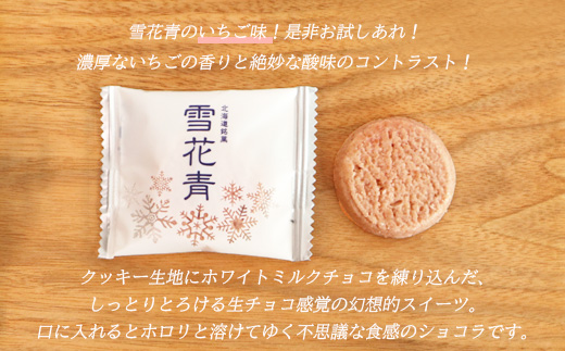 新感覚ショコラ NEW雪花青いちご 5枚入 スタンドタイプ×5袋【120006】