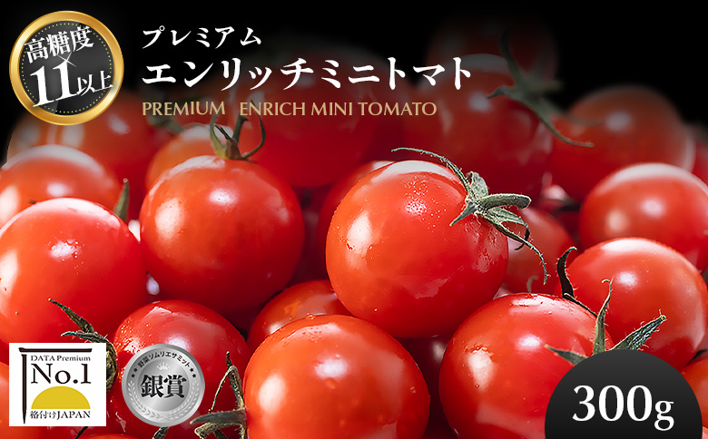 【先行予約】PREMIUM ENRICH MINI TOMATO プレミアムエンリッチミニトマト 300g | オンライン申請 ふるさと納税 北海道 長万部 ミニトマト プレミアム エンリッチ 高糖度 トマト 糖度11以上 フルーツトマト リコピン GABA 美容 健康 安心 新鮮 野菜 甘い プレゼント ギフト 贈り物 お取り寄せ ワンストップ マイページ 長万部アグリ 長万部町【070007】