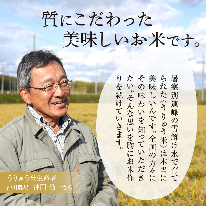 【選べる配送時期・数量】【R8年産米先行予約】うりゅう米ゆめぴりか5kg～10kg（5kg×1袋～2袋）新米