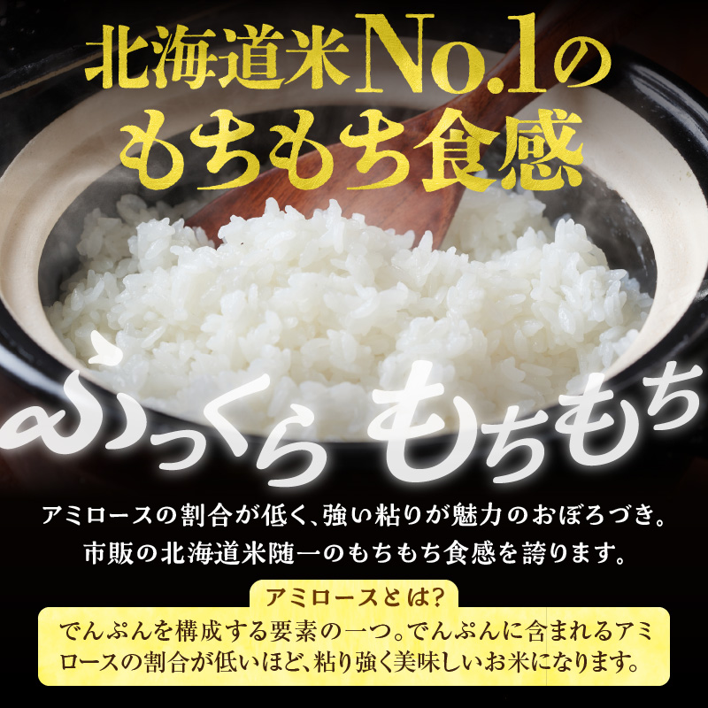 【選べる配送回数！最短4～7営業日でお届け！】令和7年産 川越さんちの おぼろづき 5kg (5kg×1袋) 雨竜産