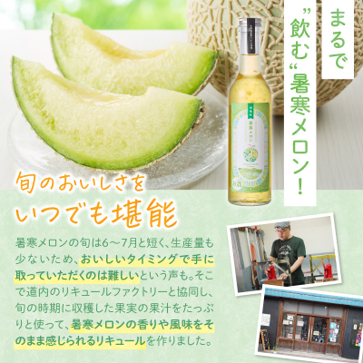 【選べる数量】暑寒メロンリキュール 300ml × 1~2本
