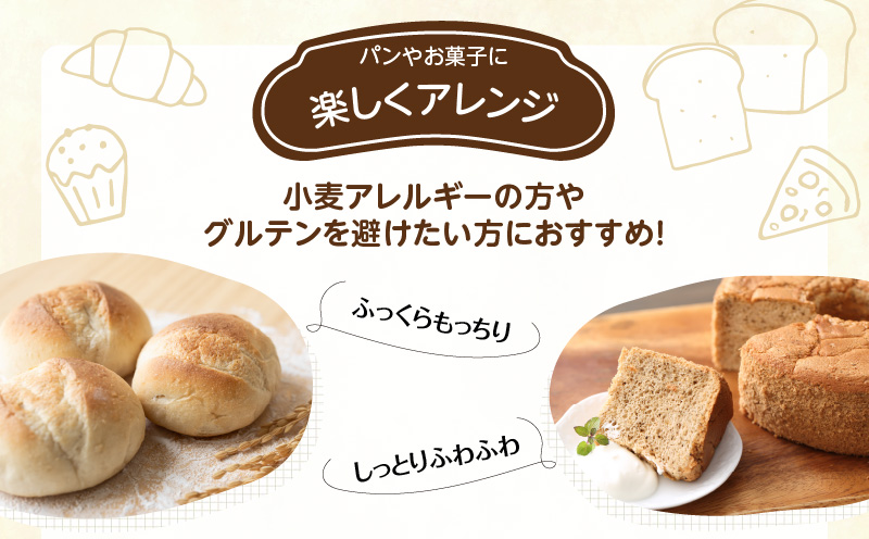 北海道 雨竜町産 うりゅう米 ななつぼし 米粉 600g（300g×2袋）