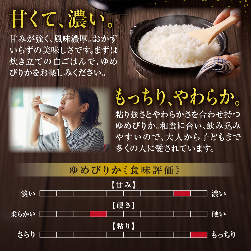 【9月発送】うりゅう米 ゆめぴりか 2kg （1kg×2袋）