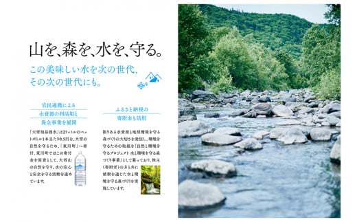 【12ヵ月定期便】大雪旭岳源水（500ml×24本）