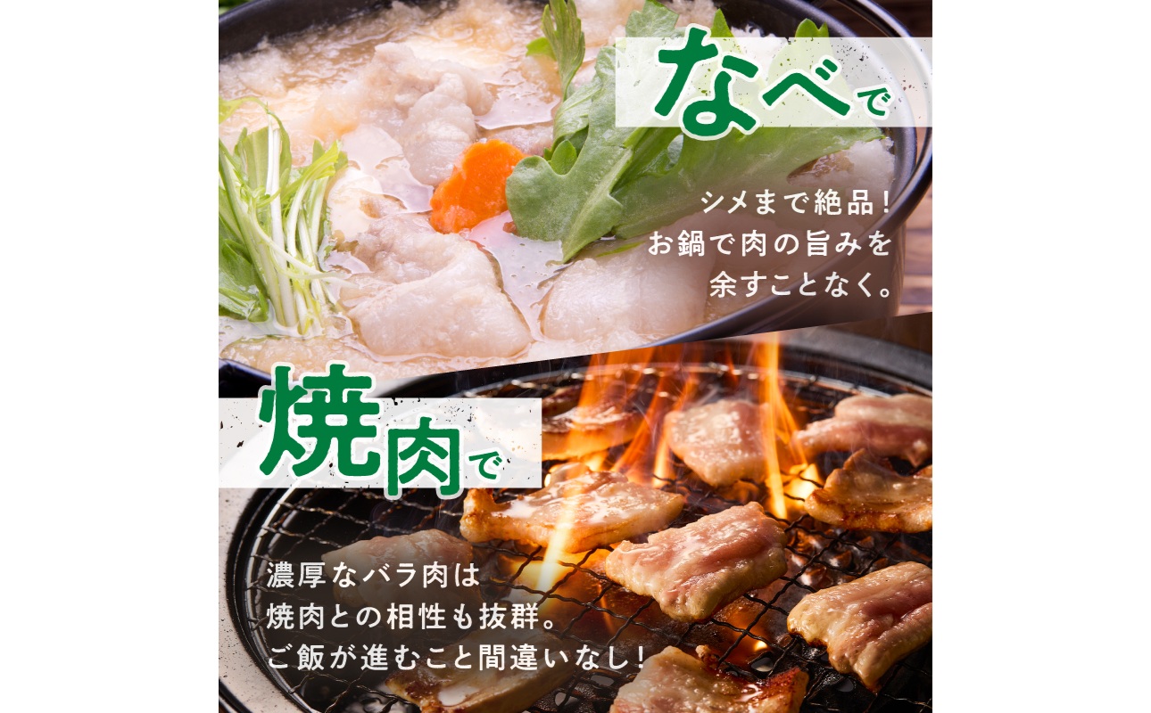 放牧豚”炭豚”の豚丼セット(150g×4)