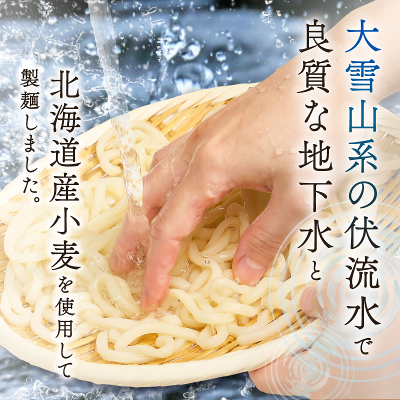 大雪生うどん・生そうめん８食セット（濃縮つゆ付）