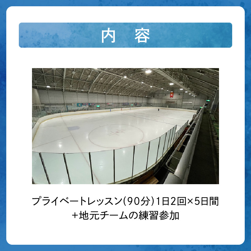 アイスホッケーの町清水 世界基準の育成環境 5日間合宿プラン【体験 アイスホッケー 体験チケット アイスホッケー体験チケット体験 清水 合宿 体験型 プラン 北海道 体験 十勝清水 体験】