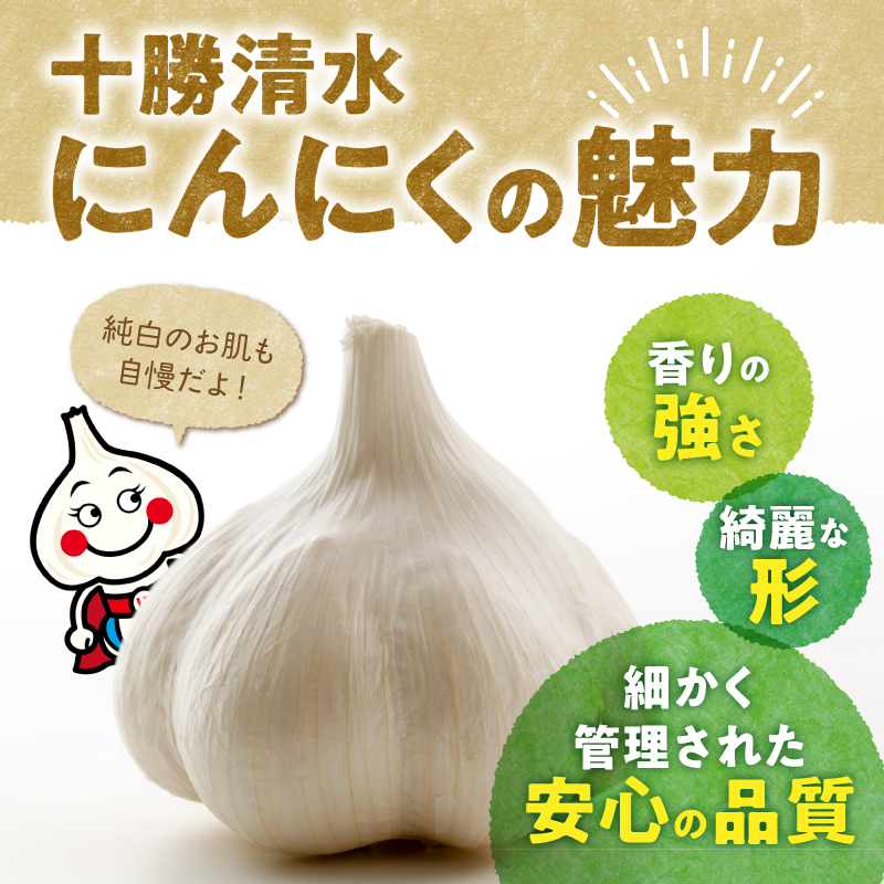 【北海道産】十勝育ちのにんにく バラ3kg にんにく ニンニク ガーリック にんにく 北海道産 にんにく_S021-0024