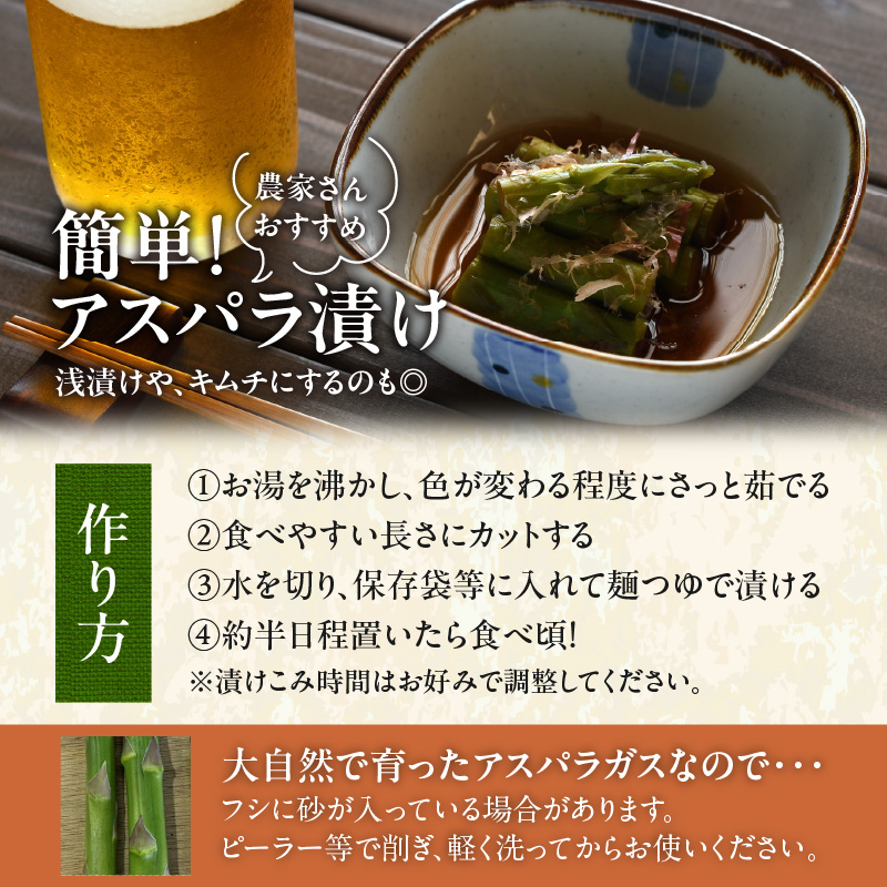 【2026年発送先行予約！】訳ありアスパラガス 1kg！ 【アスパラ アスパラガス 野菜 訳ありアスパラ 旬 訳ありアスパラガス 保存 北海道産 2026年 産直 産地直送 お取り寄せ 清水町 北海道】