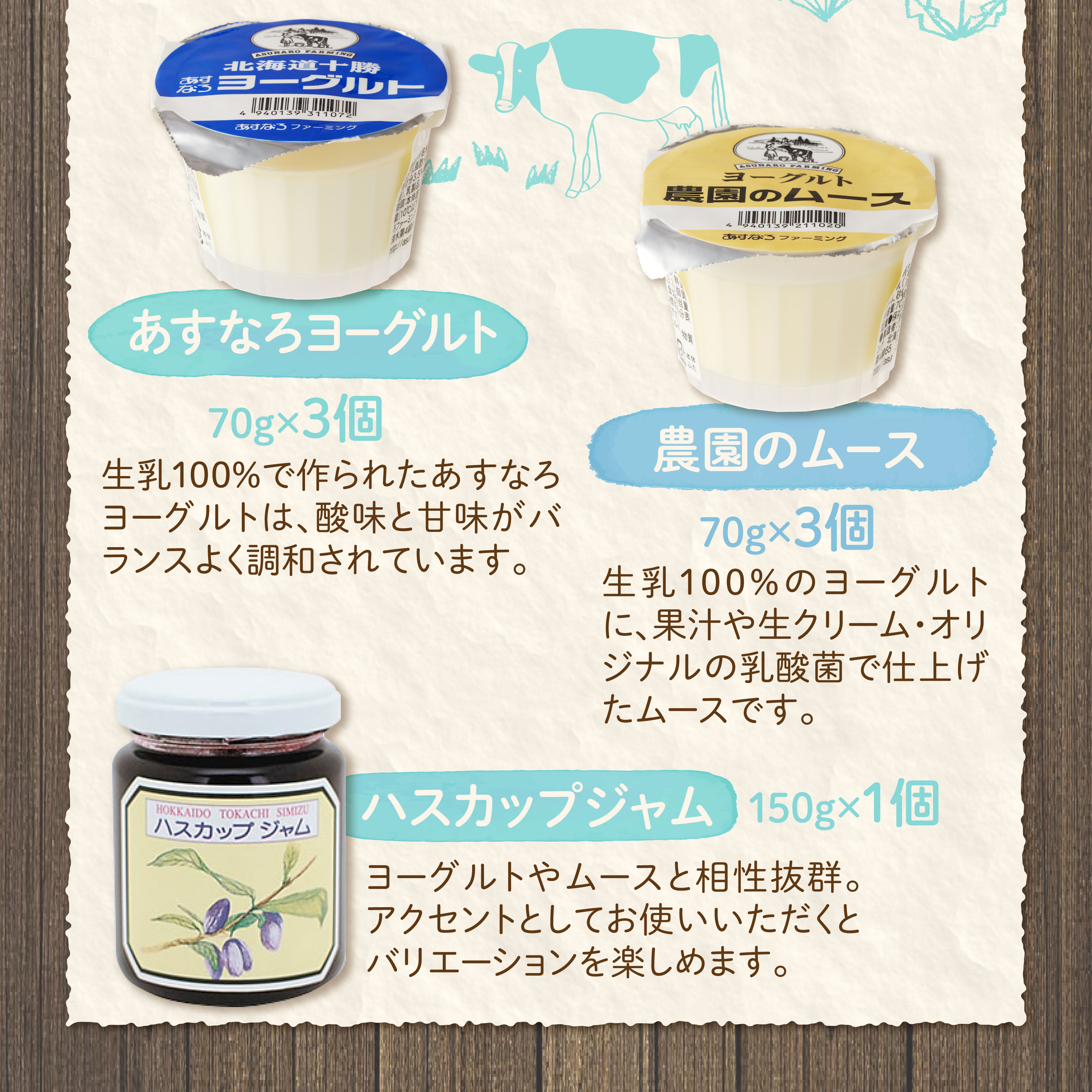 あすなろ 乳製品 ギフト ミニ セット【 低温殺菌 ノンホモ牛乳 ミルク 牛乳 のむヨーグルト ヨーグルト 詰め合わせ あすなろファーミング 自宅用 贈答 お取り寄せ 北海道 清水町  】