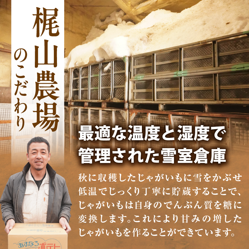 2026年発送分先行受付！ホクホク あま～い！ 低温貯蔵！北海道産 越冬じゃがいも キタアカリ 約10kg 【じゃがいも いも 芋 キタアカリ 産地直送 越冬 10kg】
