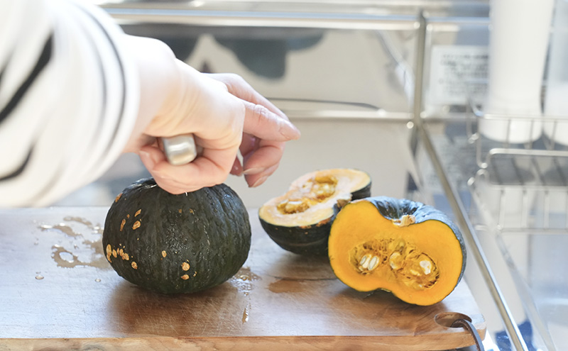厚岸ハスカ 坊ちゃんかぼちゃ 約3kg（10～13個入り） 野菜 味が濃い 甘い 北海道産 北海道かぼちゃ パンプキン 