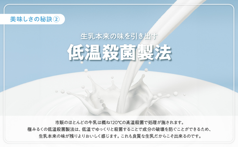 6ヵ月 定期便 北海道 厚岸産 牛乳 あっけし極みるく65 200ml×15本（計3L）【釧路太田農業協同組合】[ ミルク ノンホモジナイズ製法 濃厚 農協 北海道産 飲みきりサイズ ]