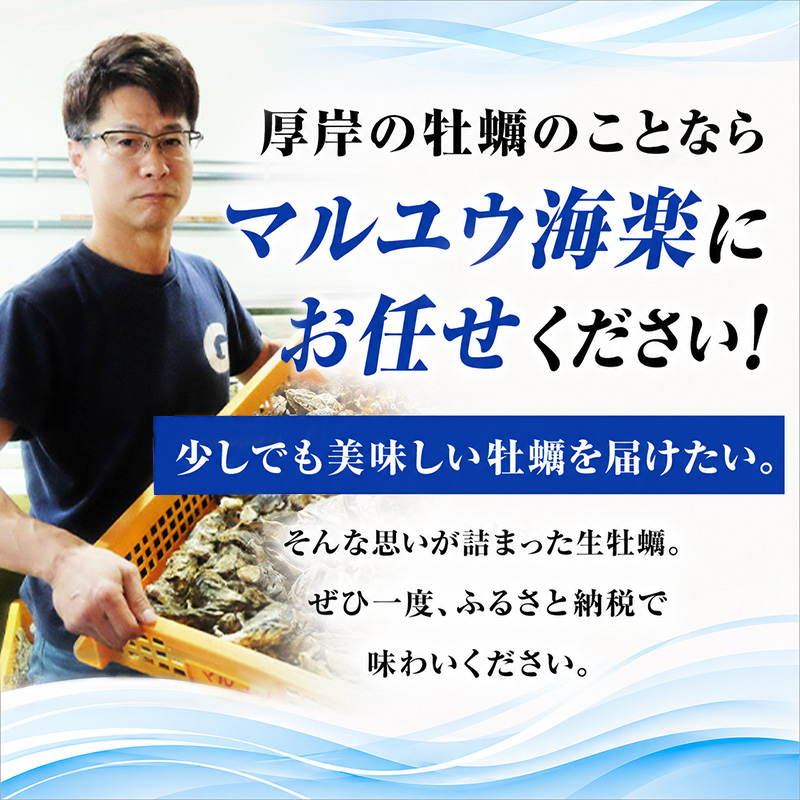 10月配送 訳あり 牡蠣 北海道厚岸産 殻付カキ 約4kg (25から50個) カキナイフ付 生食 生牡蠣 貝付き牡蠣 貝 海鮮 魚介類 殻付き牡蠣 マルえもん