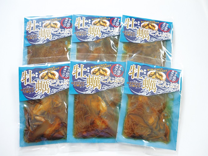 牡蠣どんぶり 130g×6パック (合計780g) 北海道 牡蠣 カキ かき 丼 どんぶり レトルト レトルト食品 加工品 