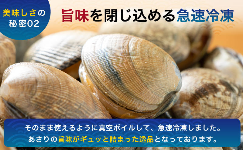 3ヵ月 定期便 あさり 簡単 お手軽 北海道 厚岸産 天然 ブランチング加工 3D 冷凍 大あさり 500g ×3パック 貝 海鮮 魚介類