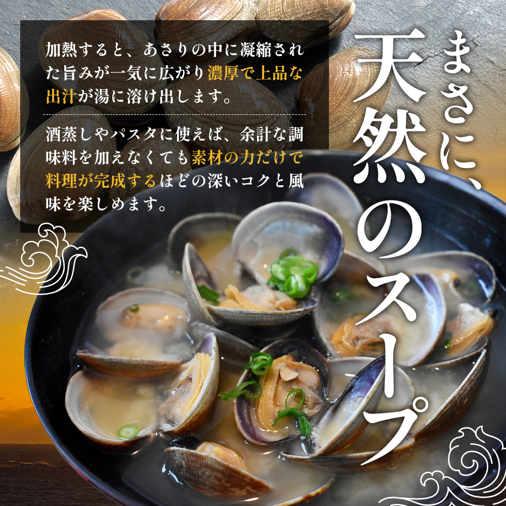 あさり【4月～6月発送】北海道 厚岸町産 天然 殻あさり(大)  500g×2　【厚岸漁業協同組合】[ アサリ 貝 味噌汁 酒蒸し 混ぜご飯 ] 