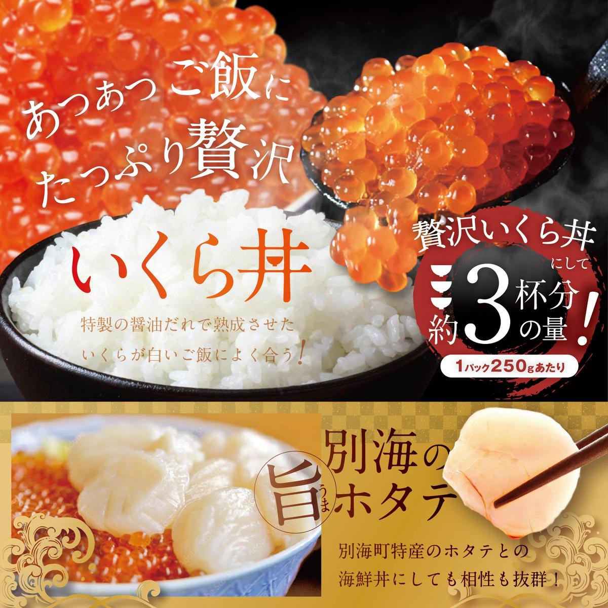 計1,5kg【250g×1パック 6回 お届け】 6ヵ月 定期便 漁協 直送！本場「北海道」 いくら 醤油漬け【NKM06NQ13】( いくら いくら醤油漬け いくら醤油漬 醤油いくら 鮭いくら 国産いくら 北海道産いくら 地場産いくら 道産いくら 別海町 ふるさと納税 ふるさと ikura )