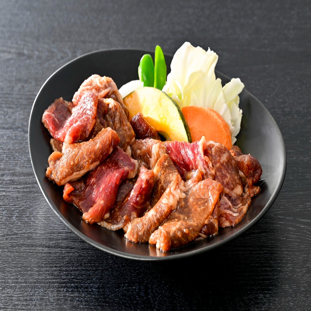 【毎月定期便】別海牛 味付け カルビ 400g かみこみ 豚味噌漬け 400g ポークチャップ 400g 計1.2kg セット × 3ヵ月