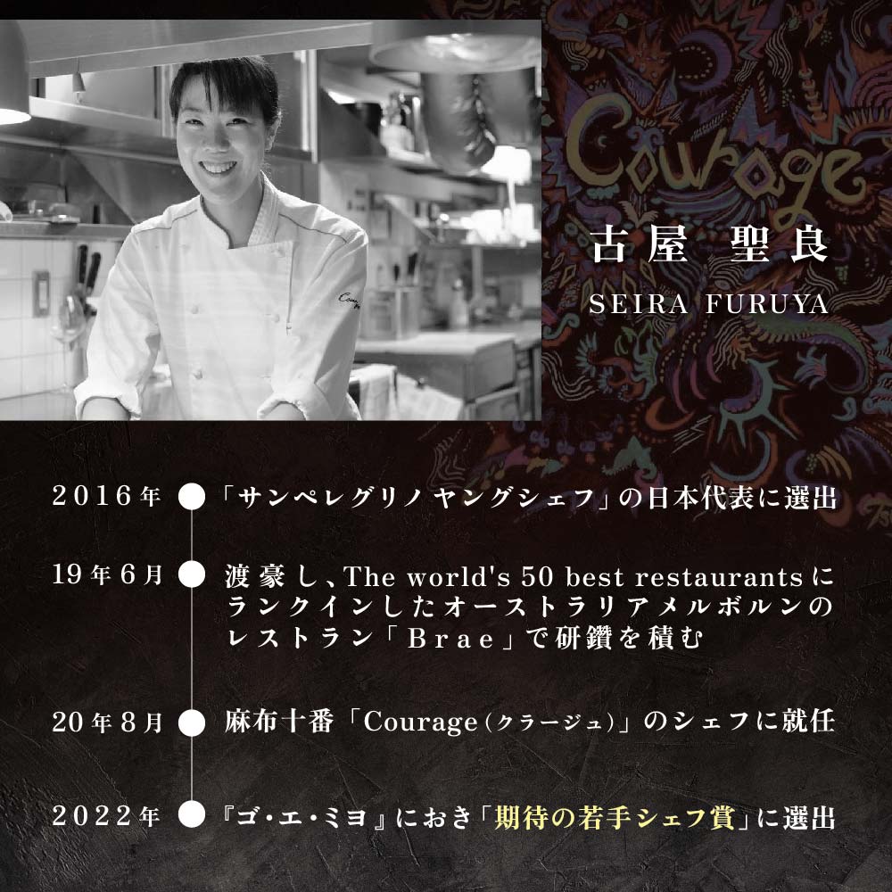 【麻布十番 フレンチ 】Courage「北海道別海町×クラージュ特別ディナーコース」お食事券1名様 ( ふるさと納税 食事 東京 ふるさと納税 食事券 東京 ふるさと納税 レストラン 東京 ふるさと 食事券 東京 ふるさと納税 東京 食事券 ふるさと納税 チケット )