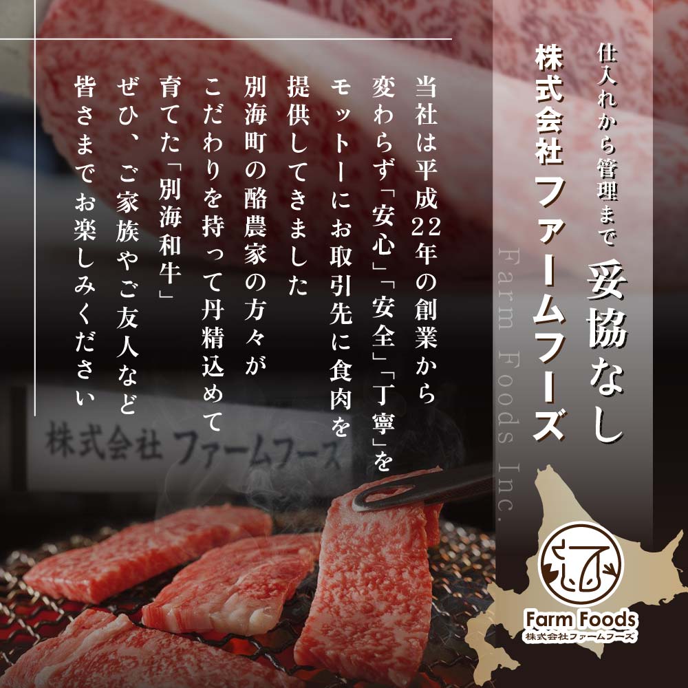 別海和牛 ロースステーキ （250g×2）+ハンバーグ （140g×2）【別海和牛】