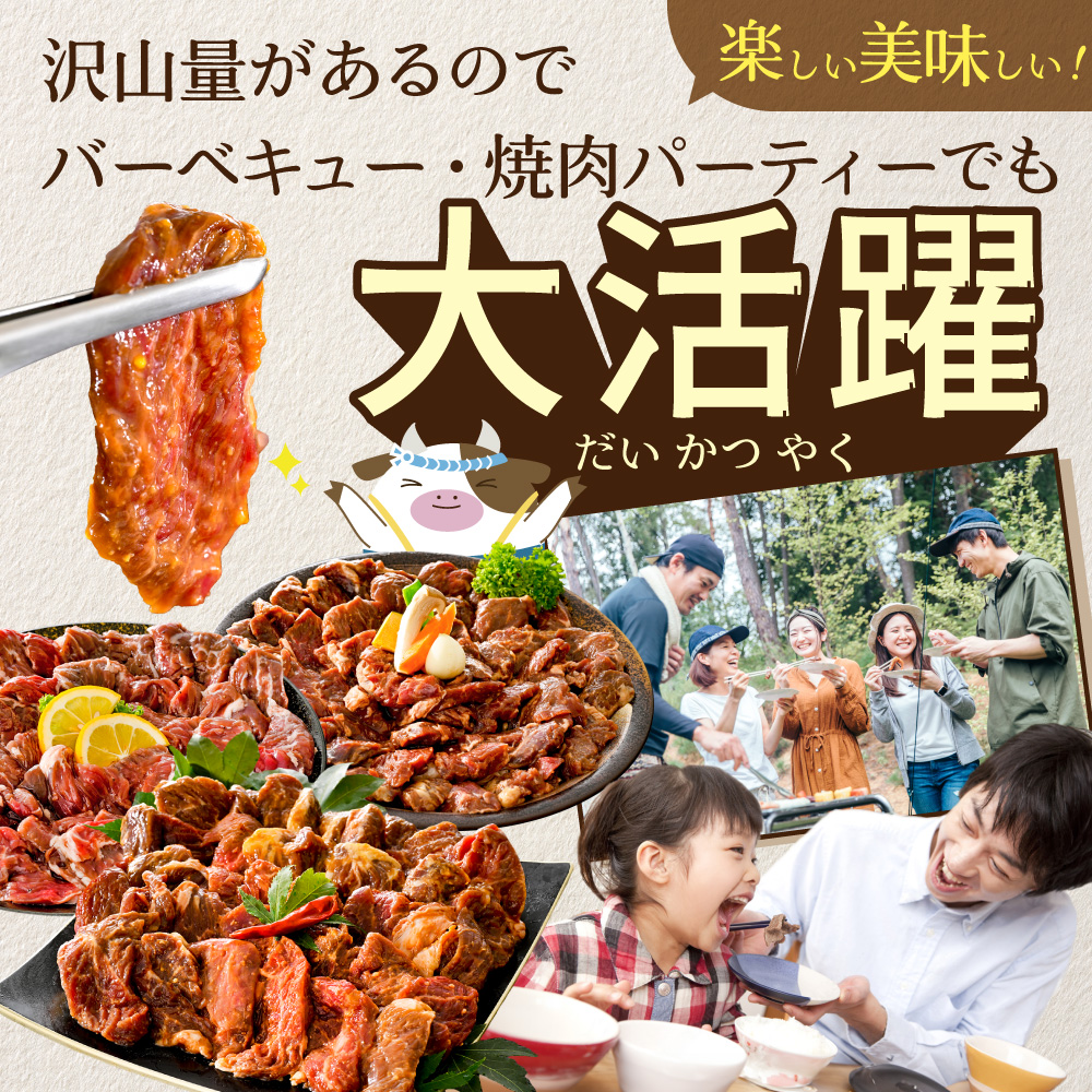 北海道 別海町 味付け ハラミ 食べ比べ 3種 2.4kg（塩400g×1パック・味噌400g×1パック・醤油400g×1パック）【NS0002KO0】