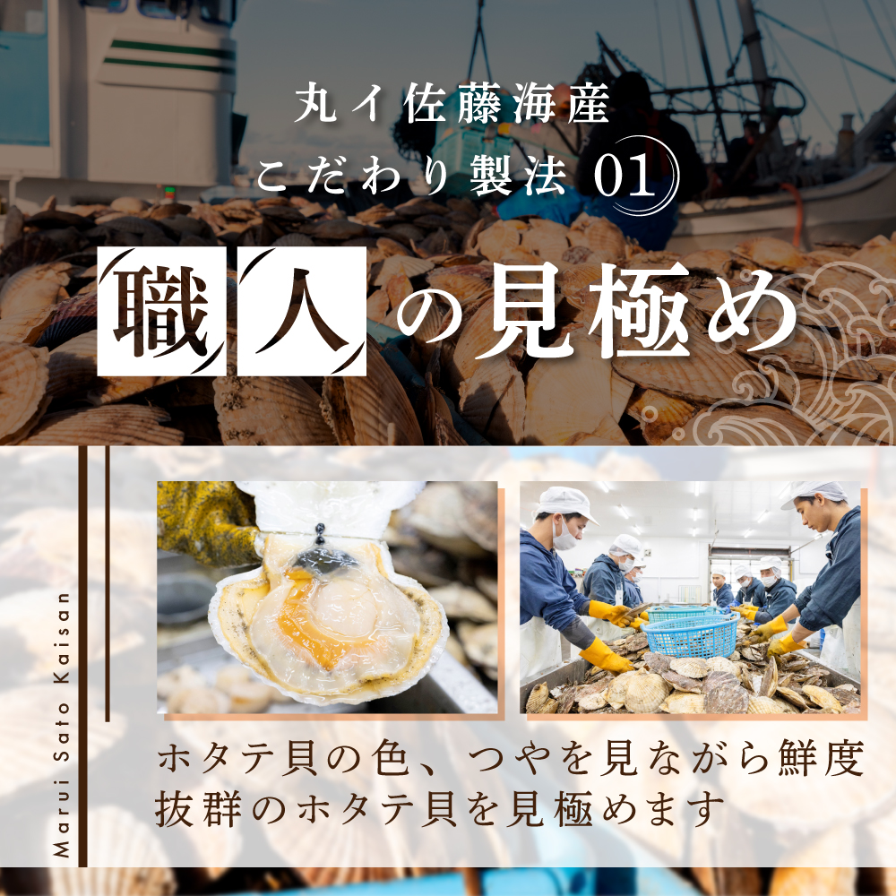 【訳あり】北海道 のホタテ 500g （ ほたて 帆立 北海道 別海町 魚介 海鮮 刺身 貝柱 ）