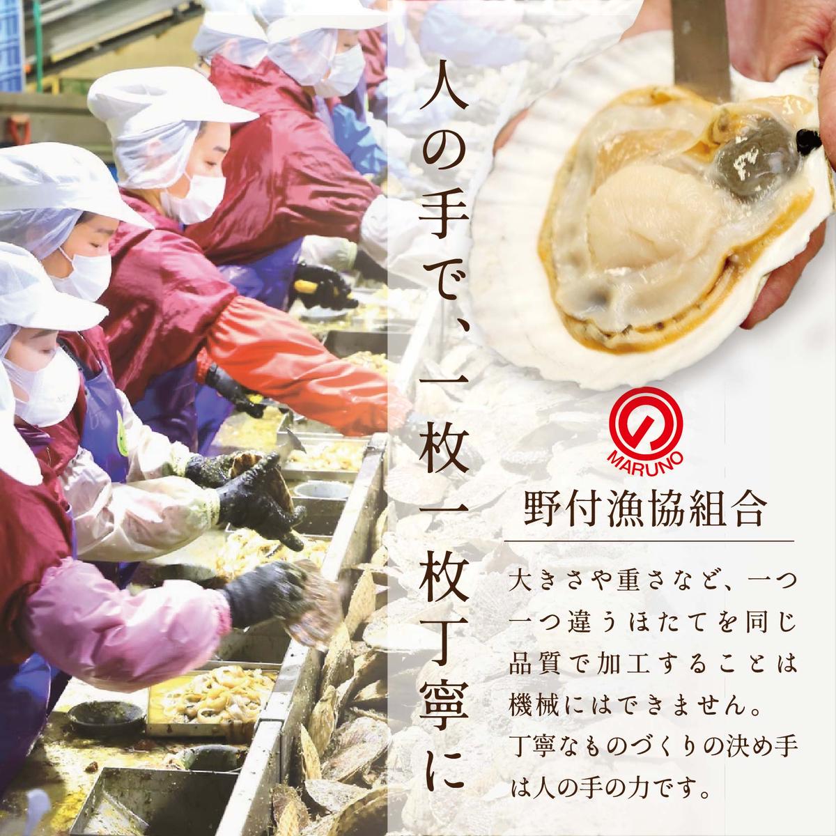 【毎月12ヶ月定期便】北海道 野付産 冷凍ホタテ 貝柱 大玉（Sサイズ）ホタテ500ｇ（ほたて ホタテ 帆立 ふるさと納税 お届け）