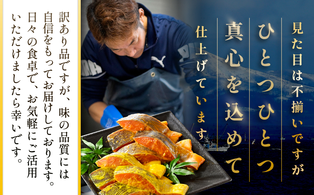 訳あり 北海道産 秋鮭西京漬け・徳川味噌漬け800g（200g×4）【BS0000020】