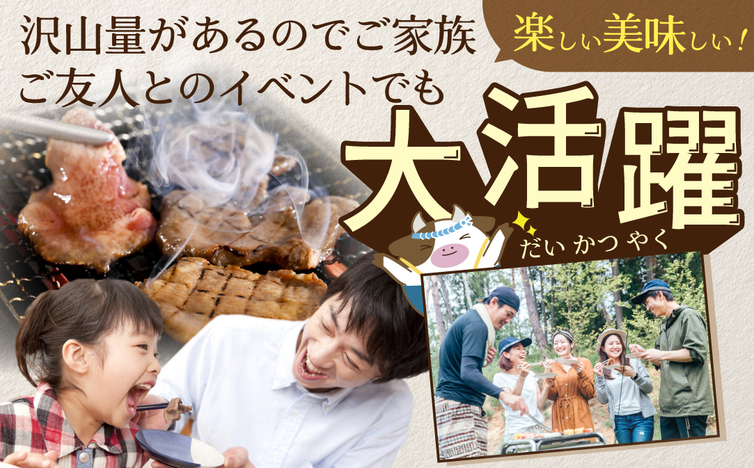 北海道 別海町 やわらか厚切り 牛タン やみつき 塩ダレ 1.2kg（400g×3パック）【NS0000021】