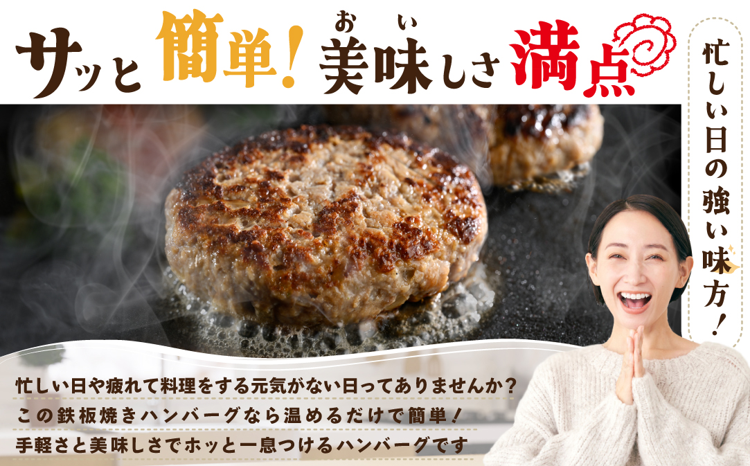 北海道 別海町産 別海牛入り合挽ハンバーグ（80g×12個）【NB000JB00】