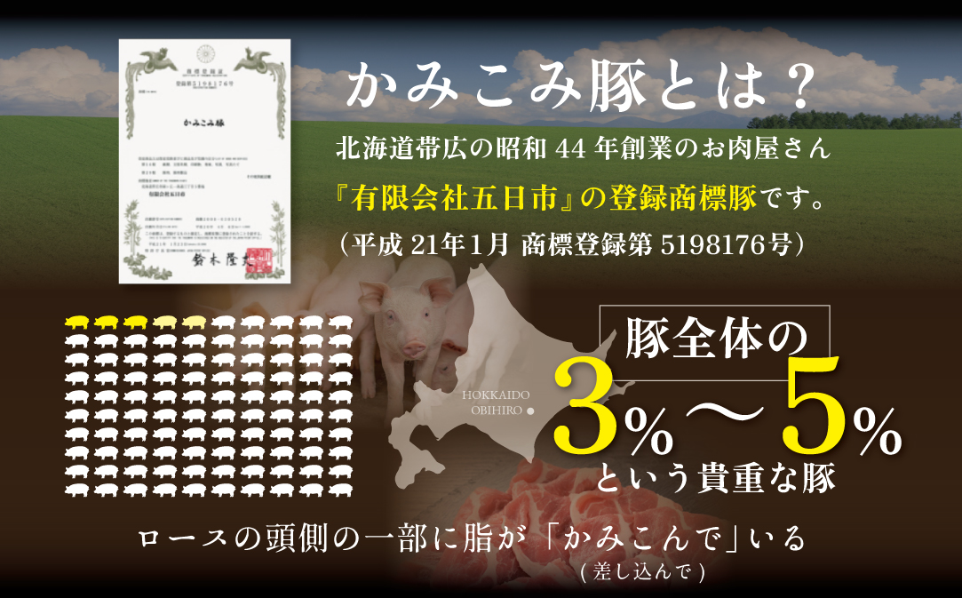【毎月定期便】別海牛 味付け カルビ 400g かみこみ 豚味噌漬け 800g 計1.2kg セット × 9ヵ月【有限会社五日市】