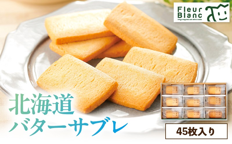 北海道バターサブレ 45枚入り バターサブレ サブレ 北海道バターサブレ 焼菓子 香ばしい お菓子 菓子 洋菓子 スイーツ デザート